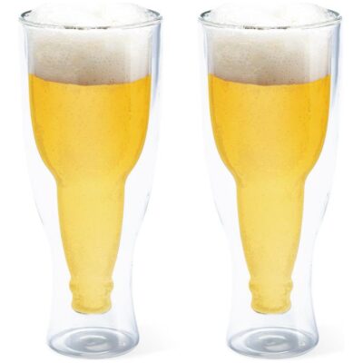 VASOS 2 UNID.  250 ML. CERVEZA INVERTIDA