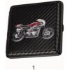 PITILLERA MOTO RETRO SIMIL CARBONO 4 MOD. - Imagen 2
