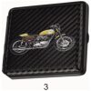 PITILLERA MOTO RETRO SIMIL CARBONO 4 MOD. - Imagen 4