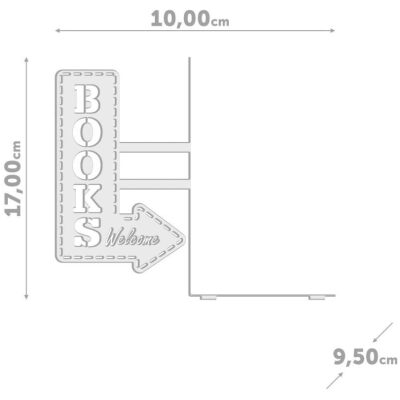 SUJETALIBROS METAL BOOKSHOP - Imagen 3