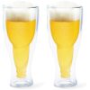 VASOS 2 UNI. 400 ML. CERVEZA INVERTIDA