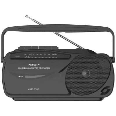 RADIO CASSETTE GRABADOR NEVIR NEGRO