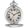 RELOJ BOLSILLO QUARZO TAPA LISA Nº ROMANOS - Imagen 2