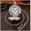 RELOJ BOLSILLO QUARZO TAPA LISA Nº ROMANOS