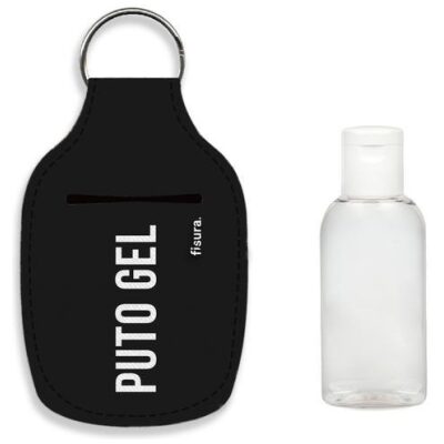 LLAVERO NEOPRENO PORTA GEL PUTO VIRUS