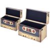 SET 2 CAJAS RETRO TELEVISOR 24X16 Y 20X14 CM - Imagen 2