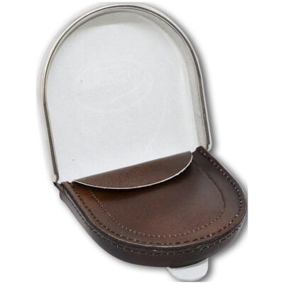 MONEDERO TACON JAGUAR PIEL MARRON - Imagen 2