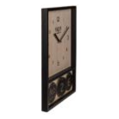 RELOJ PARED+CALENDARIO 39X28 MADERA - Imagen 4