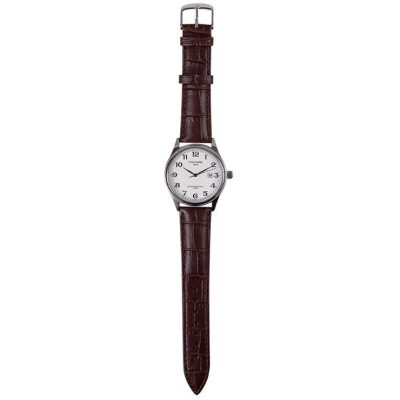 RELOJ PULSERA TIME PIEL MARRON DIA-FECHA