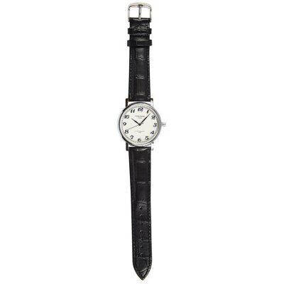 RELOJ PULSERA TIME PIEL NEGRO