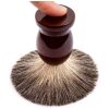 BROCHA DE AFEITAR DE PELO DE TEJON MARRON - Imagen 3