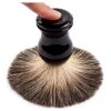 BROCHA DE AFEITAR DE PELO DE TEJON NEGRA - Imagen 2