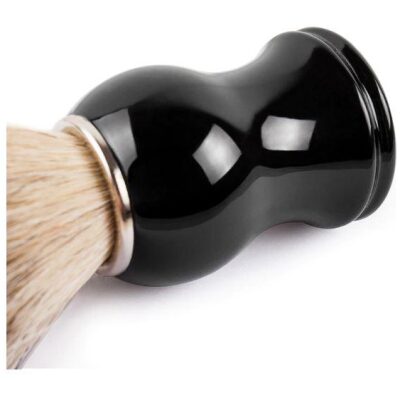 BROCHA DE AFEITAR DE PELO DE TEJON NEGRA - Imagen 3