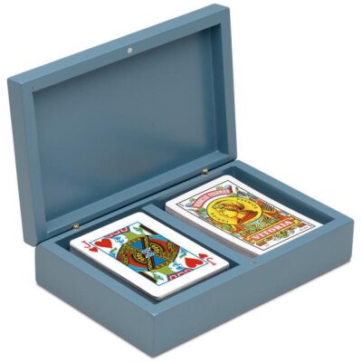 CARTAS POCKER+ESPAÑOLA CAJA MOSAICO
