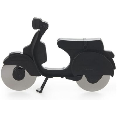 CORTA PIZZA MOTO NEGRA