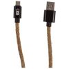 CABLE CARGADOR USB CUERDA NATURAL - Imagen 3