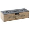 CAJA CAFE O INFUSIONES MADERA 22 CM