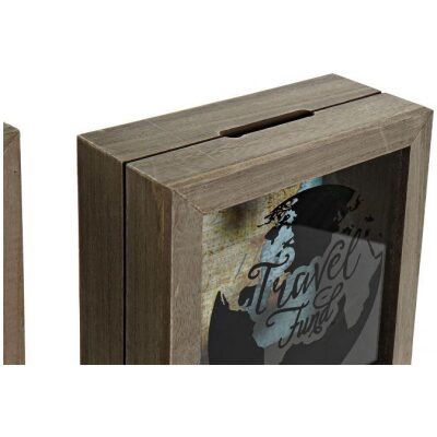 HUCHA CAJA MAPAMUNDI 2 MOD. 18X18 CM - Imagen 3
