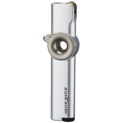 MECHERO SILVER MATCH PALANCA TURBO COL. SURT.