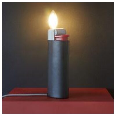 LAMPARA ENCENDEDOR NEGRO
