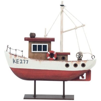 BARCO CON PEANA ROJO K277