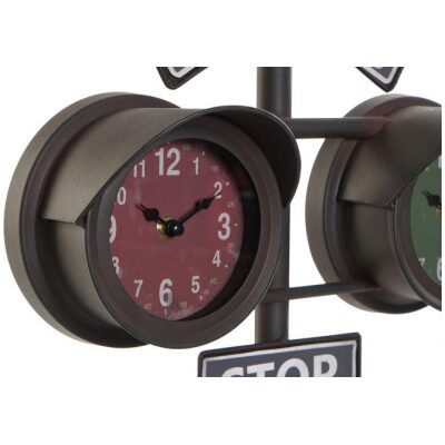 RELOJ MESA DOBLE SEMAFORO DE VIAS - Imagen 2