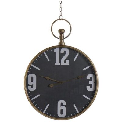 RELOJ PARED 60 CM MODELO RELOJ BOLSILLO CON CADENA