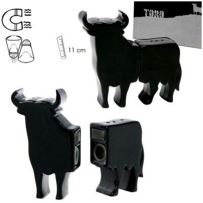 SET SAL+PIMIENTA TORO IMANTADO NEGRO