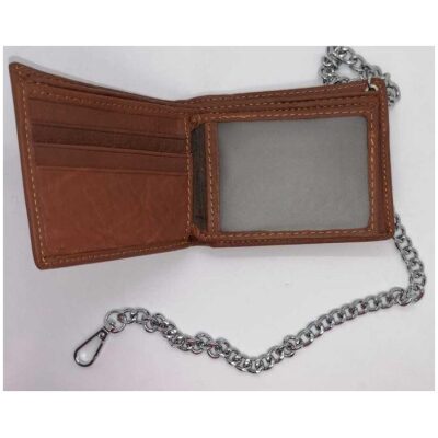 CARTERA PIEL MOTO CON CADENA - Imagen 3