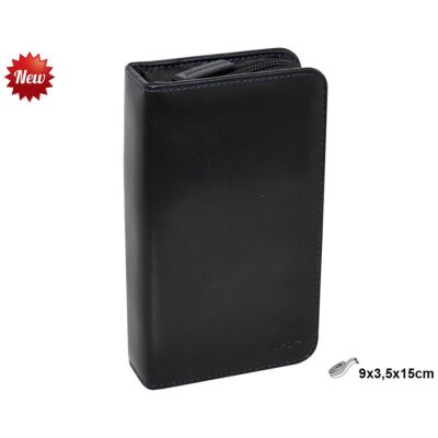 CARTAS MUS ESTUCHE CREMALLERA SIMIL NEGRO - Imagen 2