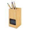 PORTALAPICES DE MADERA CON RELOJ  HANOI - Imagen 2