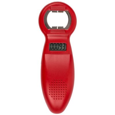 ABRECHAPAS CONTADOR DE CERVEZAS ROJO