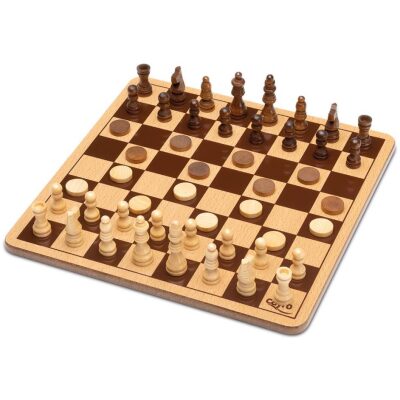 AJEDREZ+DAMAS 25X25 EN LATA