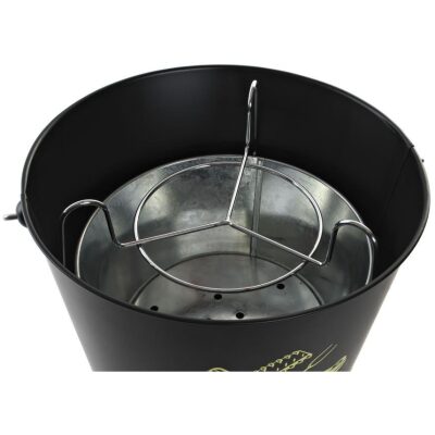 BARBACOA CUBO NEGRO 42X27X21 CM. - Imagen 3