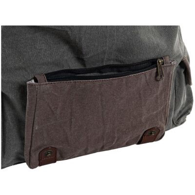 BOLSO BANDOLERA LIENZO BICICLETA MARRON - Imagen 3