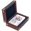 CARTAS POCKER CAJA MADERA SIMBOLOS POCKER - Imagen 2