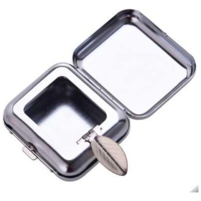 CENICERO DE BOLSILLO CUADRADO METAL