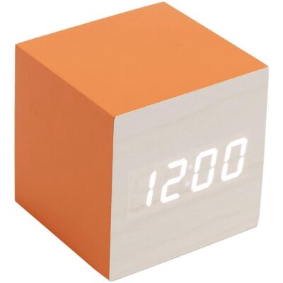 DESPERTADOR CUBO NARANJA DIGITAL
