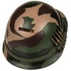 HUCHA CALAVERA MILITAR CON CASCO - Imagen 2