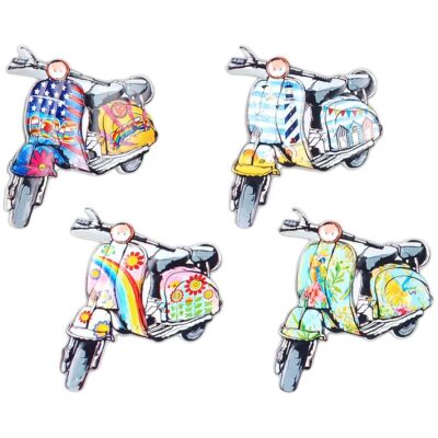 IMAN RESINA VESPA MULTICOLOR SURTIDOS