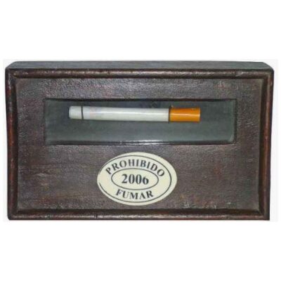 MARCO PROHIBIDO FUMAR CON CRISTAL