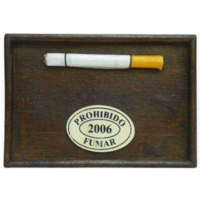 MARCO PROHIBIDO FUMAR SIN CRISTAL