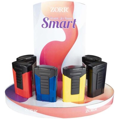 MECHERO TURBO DOBLE LLAMA ZORR COL. SURTIDOS