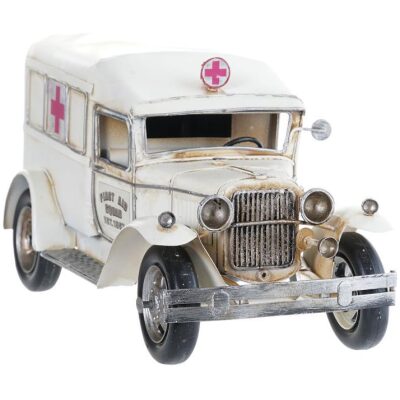 METAL AMBULANCIA RETRO 33X14X15 - Imagen 3