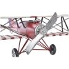 METAL AVION BIPLANO ALAS RAYADAS 2 COL. 45X38 - Imagen 2