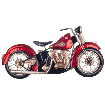 METAL MOTO PARED 96X44 CM. ROJA
