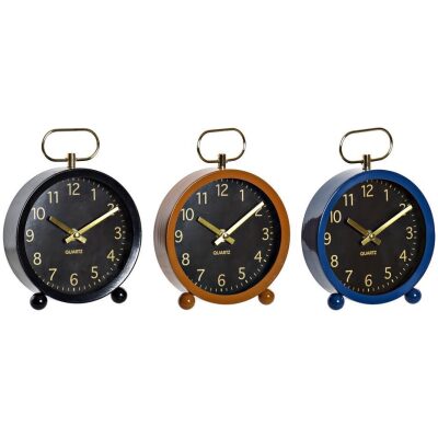 RELOJ MESA RETRO METAL 3 COL.