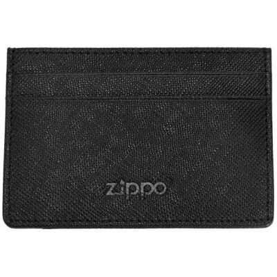 TARJETERO+PINZA ZIPPO PIEL TRI-FOLD - Imagen 2