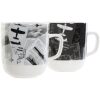 TAZA MOTIVO AVIACION 2 COL. - Imagen 3