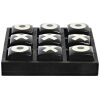 TRES EN RAYA MADERA 12X12 PZAS. BLANCAS O NEGRAS - Imagen 4